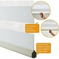 thumbnail image 3 of Cordless Zebra Blinds for Windows Free-Stop Window Blinds (30" W X 72" H, Cream) Dual Layer Light Control for Day and Night, Light Filtering Sheer Shades for Home, Easy to Install, 3 of 7