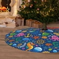 thumbnail image 5 of KLL 30" Christmas Tree Skirt Sea Fish Xmas Tree Skirts Mat for New Year Xmas Holiday Party Indoor Outdoor Home Decoration, 5 of 5
