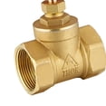 thumbnail image 3 of G 1/2 '' 3/4 '' 1 '' Válvula de compuerta Rosca hembra para agua Aceite Aire Gas VÁLVULA kusrkot  DN20 válvula de compuerta de latón, 3 of 8