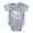 Heather Gray, variant on CafePress - Gothic Skull Initial U - Cute Infant Baby Football Bodysuit