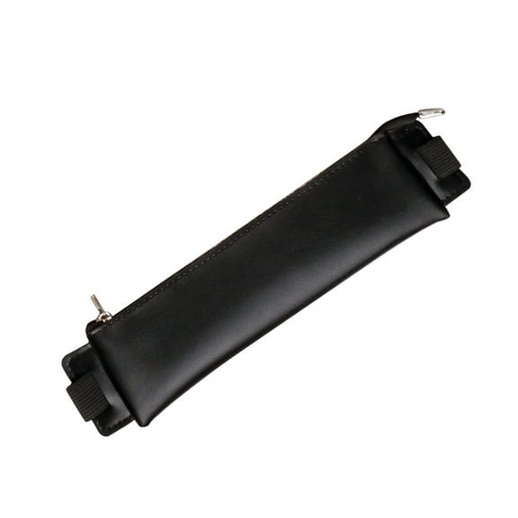 XaTanion Pencil Case Adjustable Elastic Bands Pen Holder Pencil Holder Zippered Pen Sleeve Pouches For Hardcover Journal Notebook Planner Glasses Case,Black,9.06*2.17 Inch