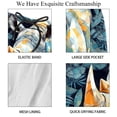 thumbnail image 4 of luoweisi Men's Beach Shorts Quick Dry Swim Trunks with Mesh Lining Abstract Rhinoceros M, 4 of 5