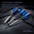 thumbnail image 2 of Darts Viper Sidewinder, 80% tungsteno, punta blanda, 18 g, plata, 2 of 9