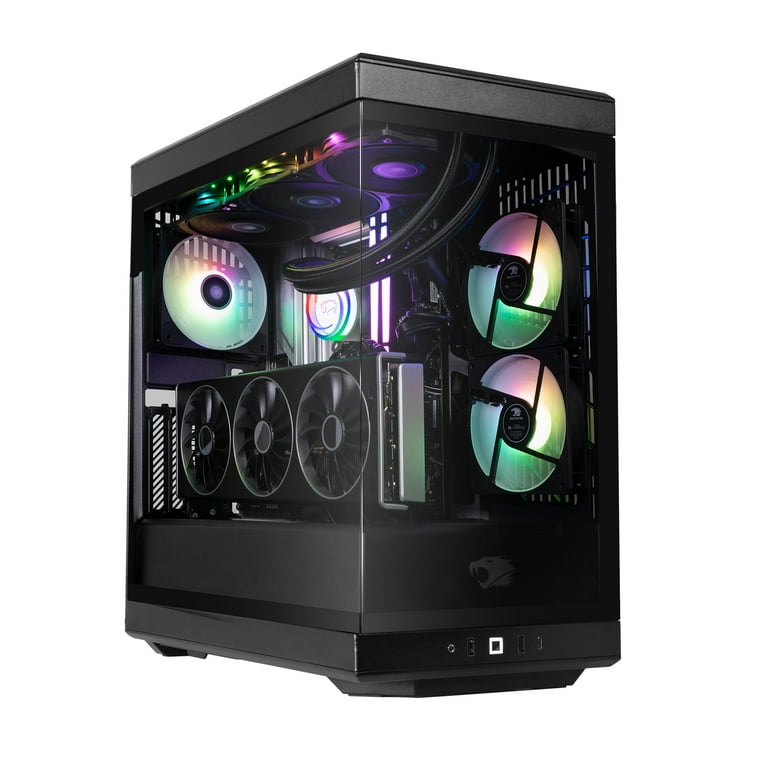 iBUYPOWER Y40 PRO Black Gaming PC Desktop Computer AMD Ryzen