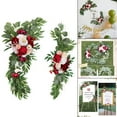 thumbnail image 4 of destyer 2 Pieces Silk Display artificial Plant Hanging Decorative for Wall Holiday Wedding, 4 of 9