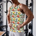 thumbnail image 5 of KLL Retro Bike Print Men's Muscle Gym Workout Stringer Tank Tops Bodybuilding Fitness T-Shirts Tank Tops Men-4X-Large, 5 of 7