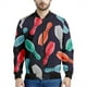 thumbnail image 5 of Chaquetas con estampado 3D de bolos para hombre, sudadera holgada deportiva de moda para primavera y otoño, chaqueta bomber informal con cremallera para la calle, 5 of 5