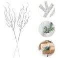 thumbnail image 2 of 10pcs Christmas Glitter Leaf Picks for Wreath DIY, 2 of 5