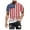 Red, variant on toraway Summer Clothes Pocket Protector for Men Shirt with Badge Independence Day Youth Popular Men's Short Sleeved T Shirt XL