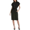 thumbnail image 2 of A.L.C. womens  Thea Zip Front Shirtdress, 8, Black, 2 of 4