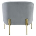 thumbnail image 4 of ACME Carlson Sloped Arm Accent Chair in Grey and Gold, 4 of 6