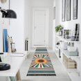 thumbnail image 4 of Yayeee Runner Rug for Bedroom 2'x6' Machine Washable Hallway Non Slip Mat, Geometric Stripes, 4 of 8