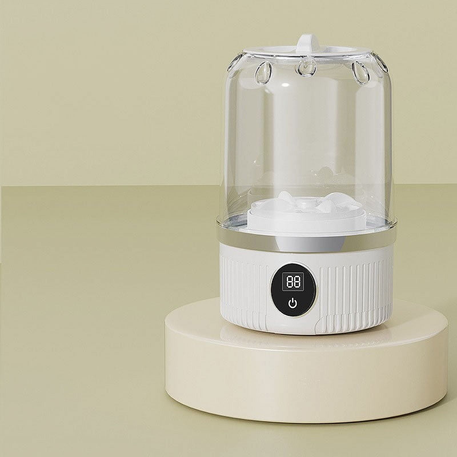 Orangide Laundry Cup Mini Washing Machine, Fully Automatic Wireless Portable for Underwear and Socks, Small Compact Cleaner for Travel