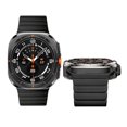thumbnail image 3 of VeveXiao Rugged Titanium Strap for Samsung Galaxy Watch 7 Ultra Bands, No Gaps Luxury Titanium Metal Link Bracelet with Magnetic Buckle for Galaxy Watch 7 Ultra 47MM Strap, 3 of 5