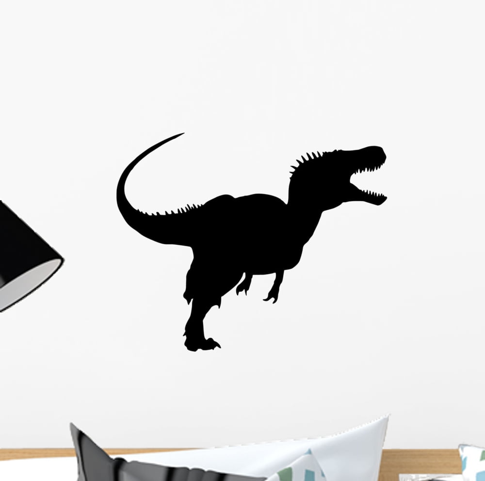 Trex Roars Dinosaur Wall Decal by Wallmonkeys Peel and Stick Graphic