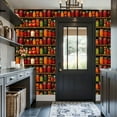 thumbnail image 6 of Peel and Stick Wallpaper Contact Paper Colorful Abstract Mason Jar Kitchen Farmhouse Food Vegetable Country Self Adhesive and Removable 17.7in x 118in, 6 of 8