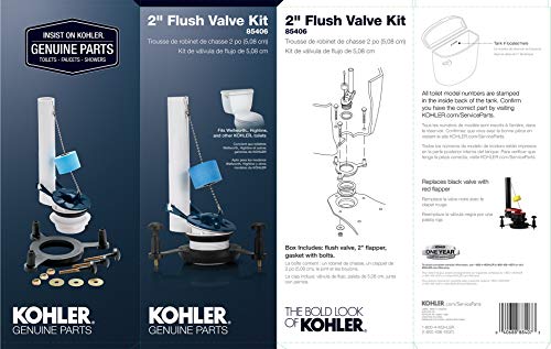 Kohler Flush Valve Kit For Wellworth And Highline Toilets With 2 In Flapper