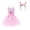 Pink, variant on Easter Dress,Cartoon Bunny Tutu Girls Dress Set with Hairband, Easter Party Performance Outfit for Girls,Stage Show Dress for Kids(Purple,4-5 Years)