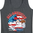 thumbnail image 3 of Disney - Americana - Mickey Americana Baseball - Women's Racerback Tank Top, 3 of 6