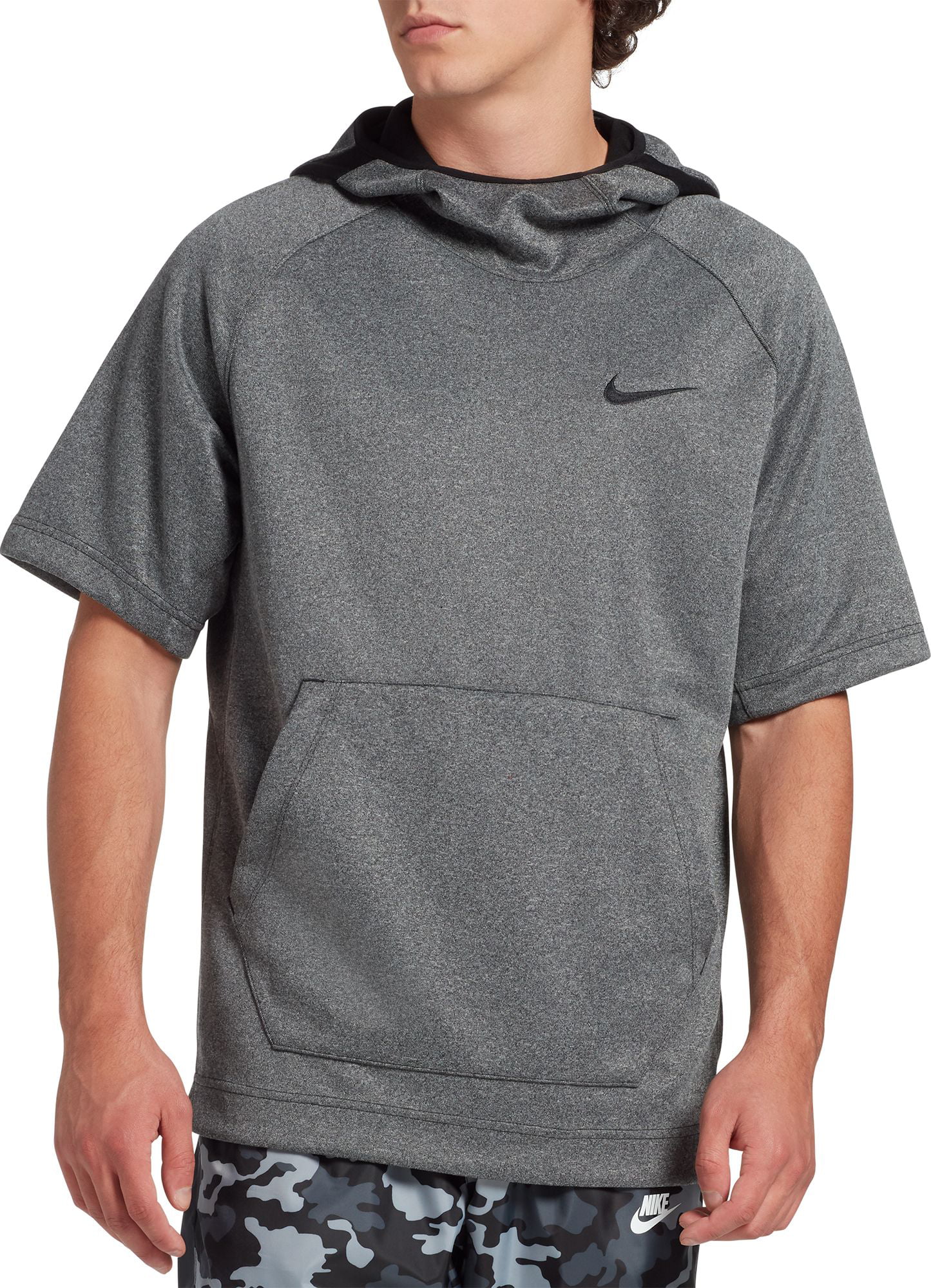 short sleeve dri fit hoodie