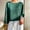 Green, variant on Long Sleeve Tops for Women 2024 Satin Round Neck Solid Colour Casual Loose Shirts Basic Tee Fashion Comfortable Lightweight Blouse Rose Gold XXL
