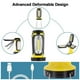 thumbnail image 5 of Moyic Linterna para acampar al aire libre, luz de tienda portátil recargable por USB, lámpara de trabajo ajustable regulable, herramienta Electrónica Amarillo, 5 of 6