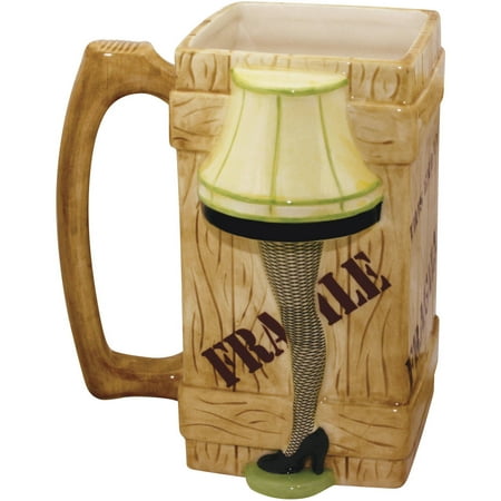 ICUP A Christmas Story 40-Ounce Molded Ceramic Leg Lamp Mug