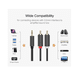 thumbnail image 3 of Ugreen Cable de Audio 3.5mm Macho - 2 Rca Macho. 5 metros., 3 of 4