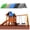 Black, variant on Miwamany Playground Cover Waterproof Sun Shade for Outdoor Equipment Roof Tarp, UV-Resistant PE Canopy for Kids Backyard Climber, Heavy Duty Protectionfor Playhouse Sandbox and Patio
