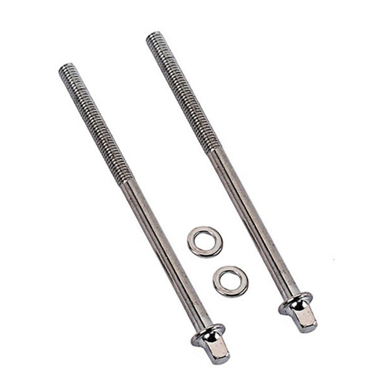 2pcs 108.5mm Snare Drum Tension Rods Drum Key Rod Short Screws