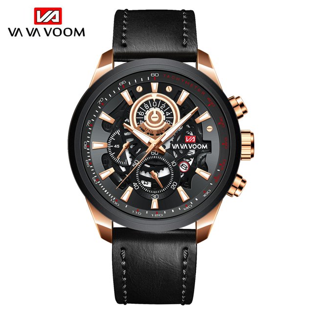 Leisure Fashion Glass Men Quartz Watch