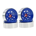 thumbnail image 3 of 4 llantas de rueda RC, buje de rueda, repuesto de ruedas de metal hexagonales de 12 mm y 1,9" para coche de control remoto TRX4 90046 1/10, pieza Azul, 3 of 8