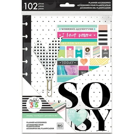 Happy Planner Classic Accessories 102/Pkg-Happy Life