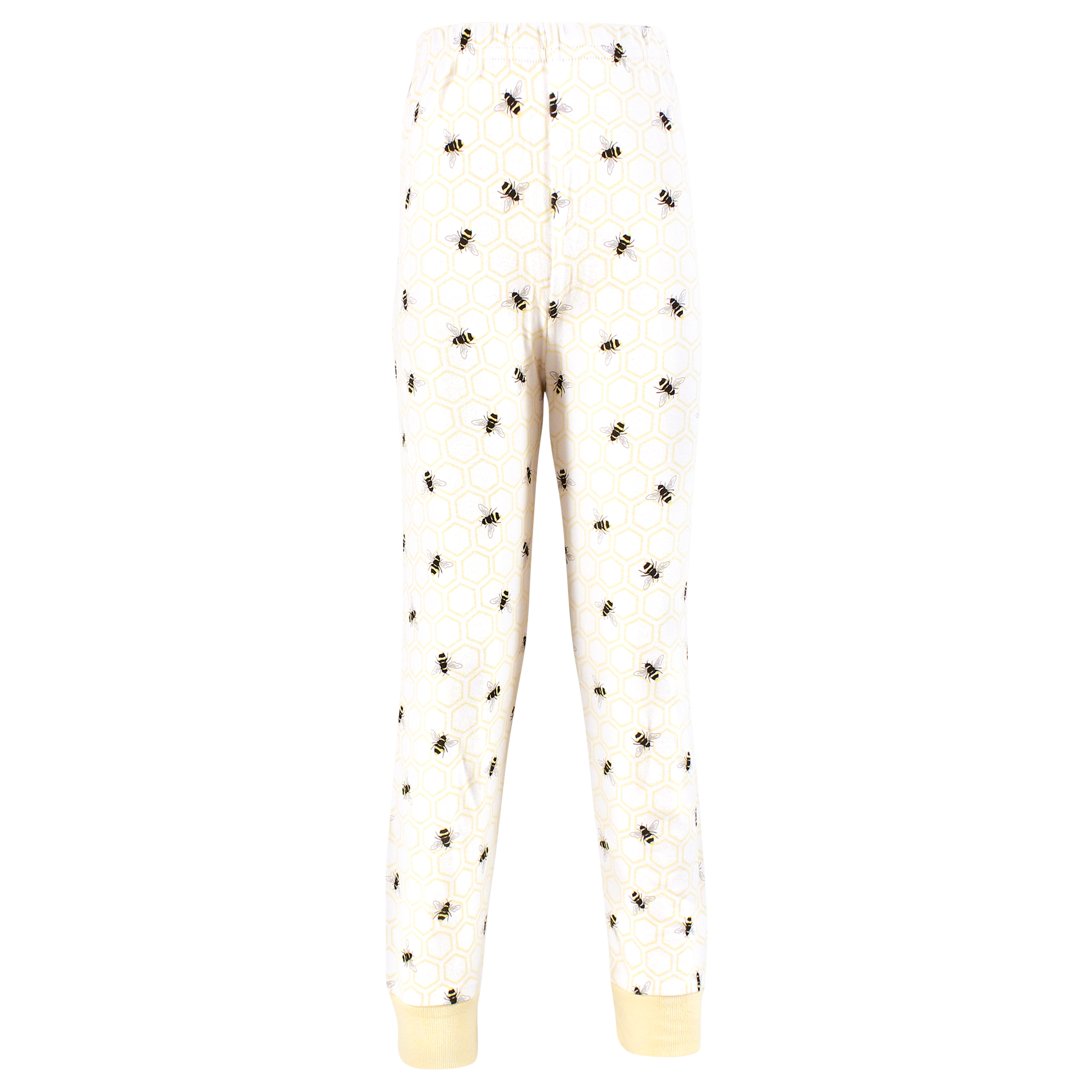 Hudson Baby Infant Girls Cotton Pajama Set, Sweet As Honey, 7 Years