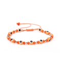 thumbnail image 1 of Pulsera de ojo malvado azul con cuentas de cristal de arcoíris a la moda para parejas, hombres y mujeres, cuerda ajustable, amigos de la suerte, pulseras trenzadas a mano, joyería Gao Jinjia LED, 1 of 2