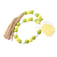 thumbnail image 4 of Milisten Wall Hanging Garland Wooden Bead Ornaments 65.00X1.60X1.60CM Yellow, 4 of 8