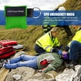 thumbnail image 4 of CPR Face Mask Keychain Reuscitator Shield First Aid () Green, 4 of 9
