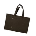thumbnail image 4 of TISHITA Felt Bag Utility Multipurpose Carrying Case Foldable for Office Work Outdoor Brown, 4 of 8