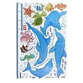 thumbnail image 1 of Adhésif Mignon Dauphin Enfants Hauteur Graphique Sticker Autocollant Vinyle Bébé Chambre de Bébé, 1 of 9