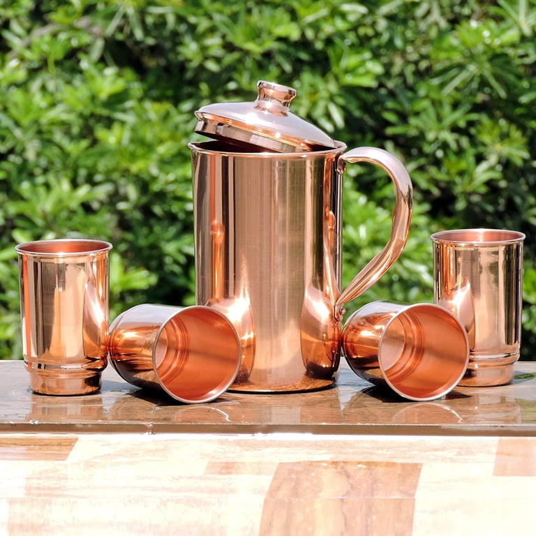 Copper Water Jug For Ayurvedic Healing | 100% Pure Copper Copper Water Jug For Ayurvedic Healing | 100% Pure Copper