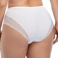 thumbnail image 4 of PMVFHDE Lace Briefs Plus Size High Waist Triangle Plus Size Underwear For Women White,XXL, 4 of 5