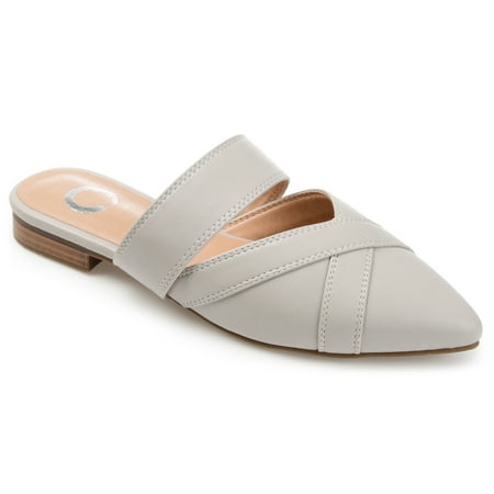 

Journee Collection Womens Stasi Tru Comfort Foam Slip On Pointed Toe Mules Flats