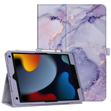 Fintie Tablet Case for 10.2-inch iPad 9th/ 8th/ 7th Generation - Protective Folio Cover with Stylus Holder for 10.2 iPad (2021/ 2020 / 2019 Model)