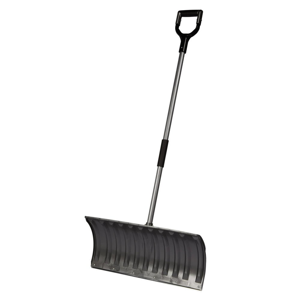 Bigfoot 25" Poly Pusher Snow Shovel with Shock Shield DGrip 1890