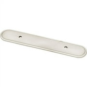Liberty P30047-SN 3" Oval Drawer Pull Backplate Satin Nickel
