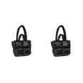thumbnail image 3 of Baohd Larger Capacity Tote Bag With Big Opening For Easy Access Books Crossbody Bag black 2Set, 3 of 6