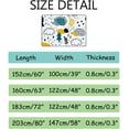 thumbnail image 2 of Soft Rug Large Area Rugs, Cute Cartoon Hedgehog Comfortable Indoor Carpet, Baby Play Mat for Living Room Bedroom Nursery Decor Floor Mat, 63x48inch Carpet Runner, 2 of 6