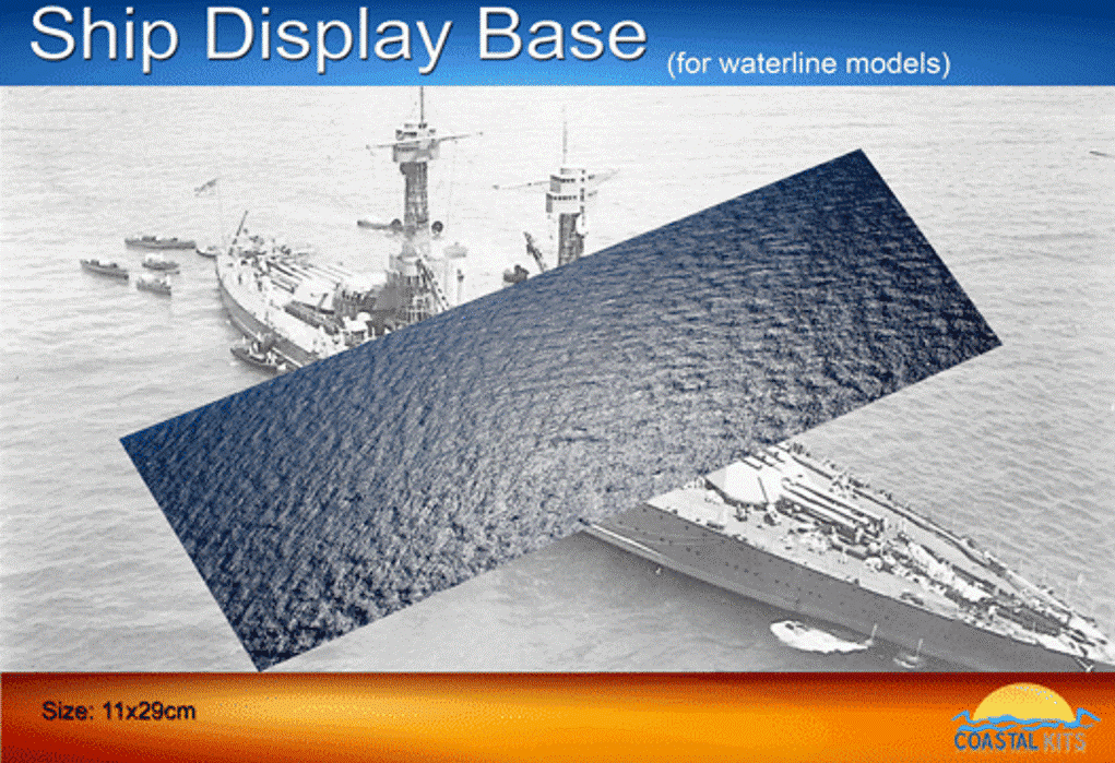 for waterline models Coastal Kits Ship Display Base 