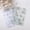 Green Flower, variant on 50 Pack Pre-Folded Vellum Jackets for 5x7 Invitations, 115GSM Translucent Sleeves, Green Flower