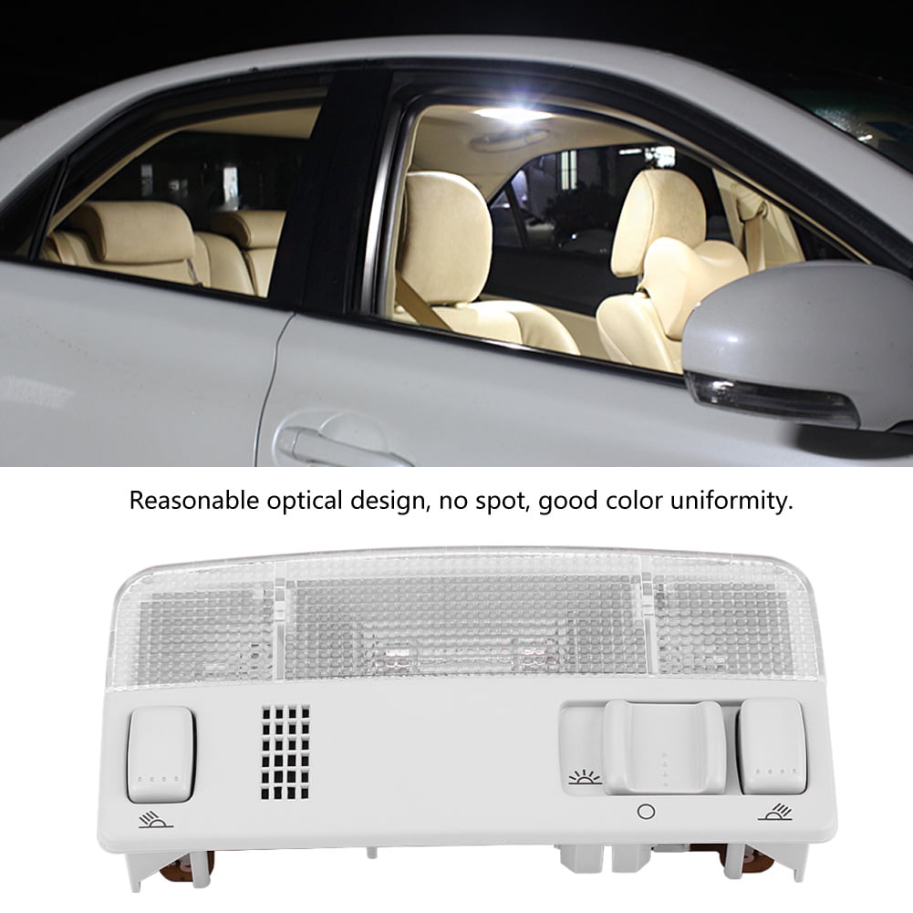 Car Interior Reading Light Dome Reading Lamp for Go-lf MK4 Bora Passat Sko-da Gray 1TD947105 